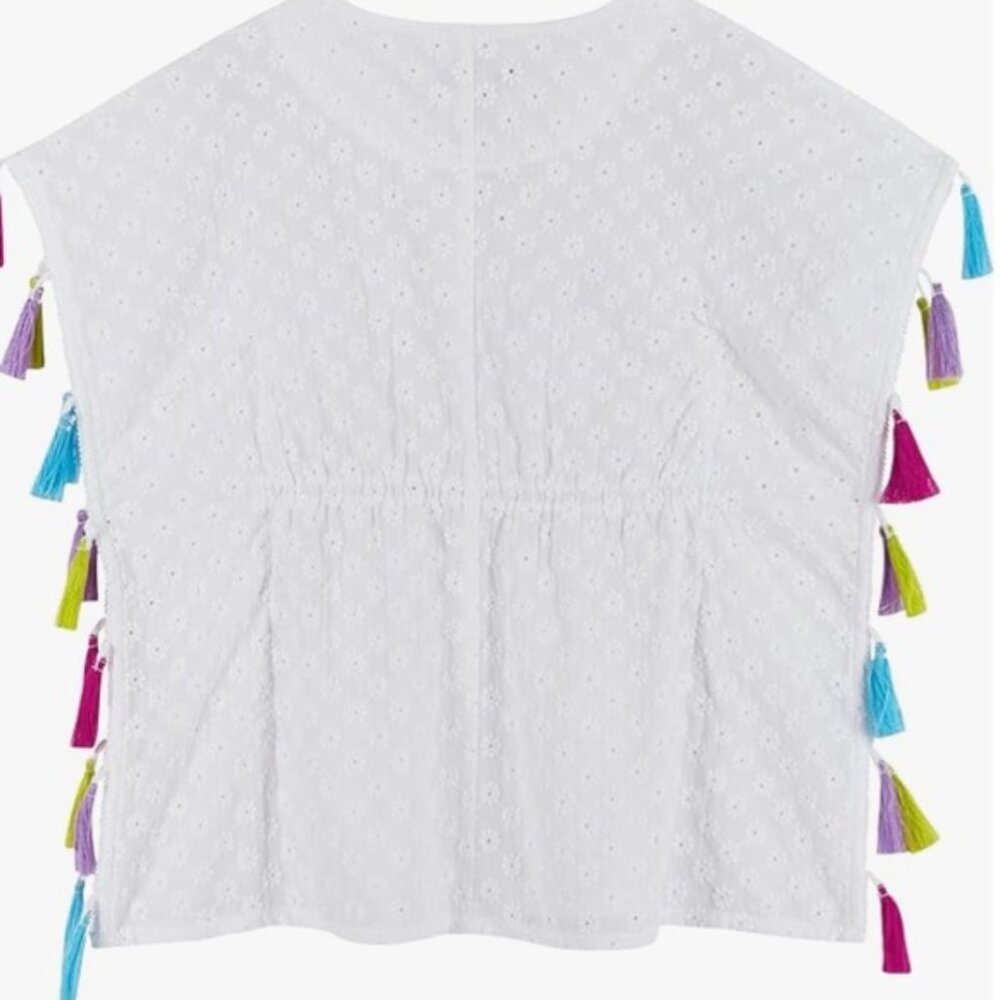 Andy  Evan Tassel Poncho Coverup - Picture 4 of 9